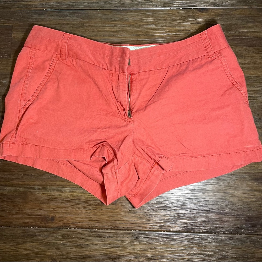 J. Crew Red Chino Shorts